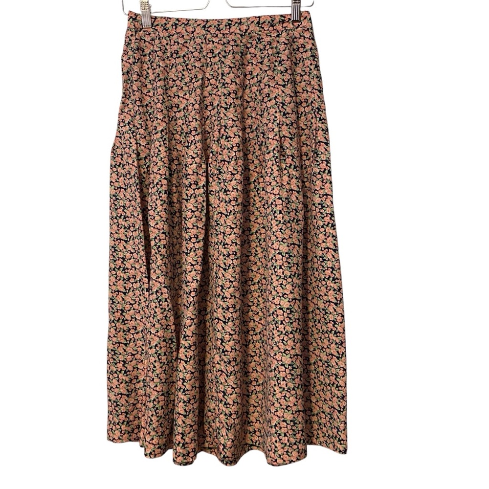 Vintage Floral Maxi Skirt